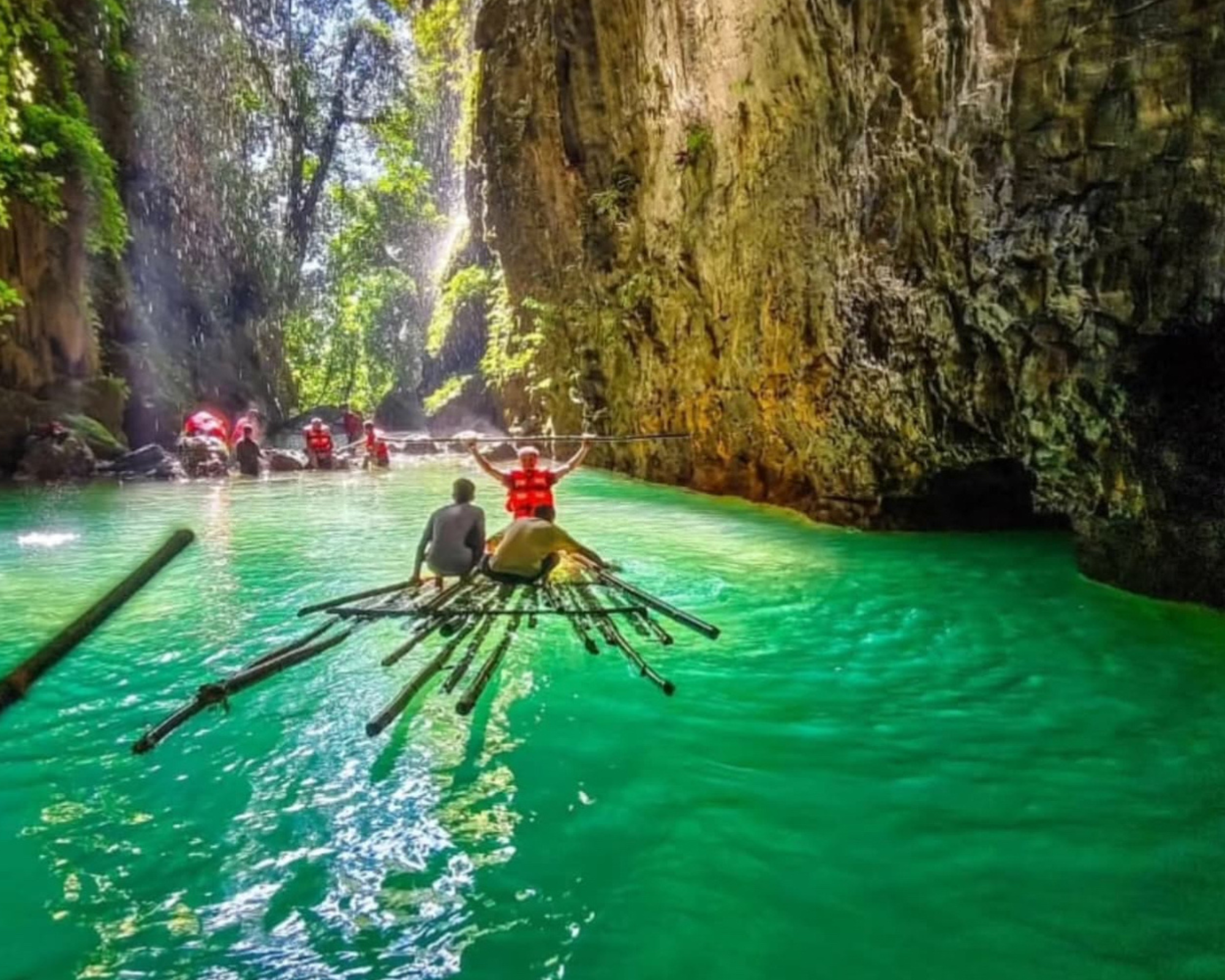 Greenish Cyan Textured Background Torn Photo Frame Moments Memories Photo Collage (6)